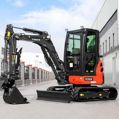 গুণ  Toros  3.5 Ton Mini Excavator With Kubota Engine Micro Digger Mult Functions bagger কারখানা