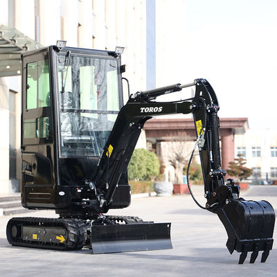 খামারের জন্য 11.8KW 2600rpm 1.8 টন মিনি এক্সকাভেটর ছোট খননকারী মেশিন