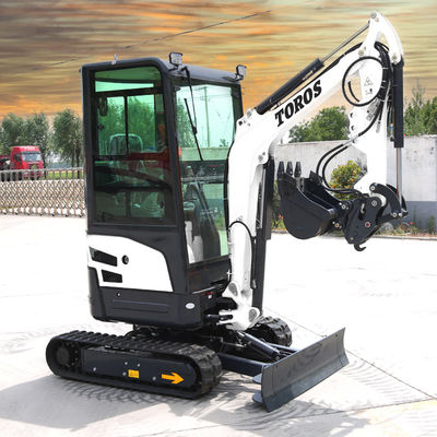 খামারের জন্য 11.8KW 2600rpm 1.8 টন মিনি এক্সকাভেটর ছোট খননকারী মেশিন
