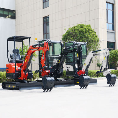 খামারের জন্য 11.8KW 2600rpm 1.8 টন মিনি এক্সকাভেটর ছোট খননকারী মেশিন