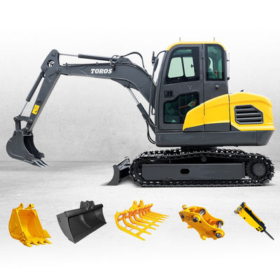 ইপিএ সার্টিফাইড 4 টন মিনি এক্সক্যাভারেটর 2400rpm ছোট ক্রলার এক্সক্যাভারেটর ব্যাগার