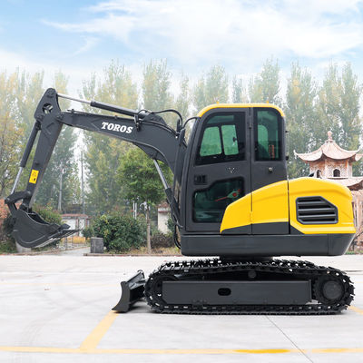1400mm চাকা বেস ছোট Digger মেশিন সঙ্গে 1820mm Min লেজ সুইং ব্যাসার্ধ