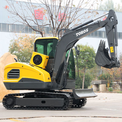 ইপিএ সার্টিফাইড 4 টন মিনি এক্সক্যাভারেটর 2400rpm ছোট ক্রলার এক্সক্যাভারেটর ব্যাগার