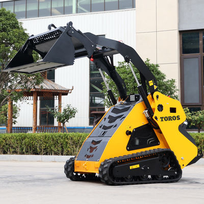 হাইড্রোলিক সিস্টেম সহ 25-35Hp ইঞ্জিন মিনি স্কিড স্টিয়ার লোডার 1-2 বছরের ওয়ারেন্টি