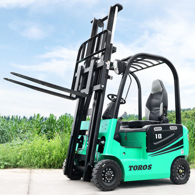2.5 টন 4 চাকা ইলেকট্রিক ফর্ক ট্রাক ইলেকট্রিক counterbalance ট্রাক EPA সার্টিফাইড