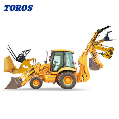 TOROS বহুমুখী মিনি ব্যাকহো লোডার মেশিন 1 টন 2 টন 3 টন