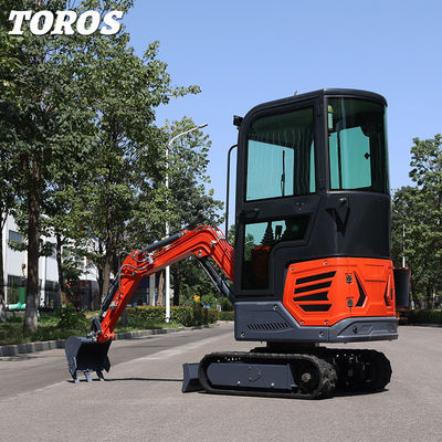 বহুমুখী 1.2 T খননকারী ছোট বাগান খননকারী 2870*930*2030mm মাত্রা