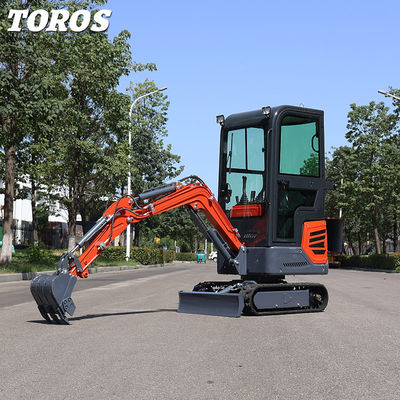 উচ্চ পারফরম্যান্স 1.2 টন মিনি Digger ক্ষুদ্র ক্রলার Excavator শক্তি দক্ষ