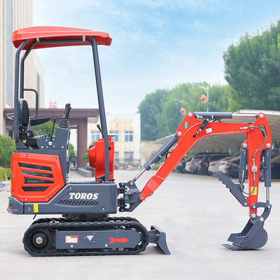 উচ্চ পারফরম্যান্স 1.2 টন মিনি Digger ক্ষুদ্র ক্রলার Excavator শক্তি দক্ষ