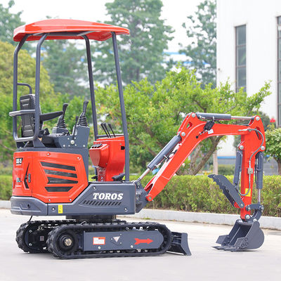 বহুমুখী 1.2 T খননকারী ছোট বাগান খননকারী 2870*930*2030mm মাত্রা