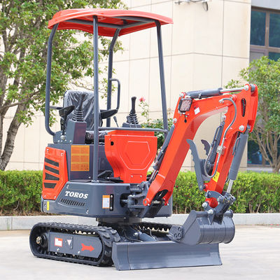 উচ্চ পারফরম্যান্স 1.2 টন মিনি Digger ক্ষুদ্র ক্রলার Excavator শক্তি দক্ষ