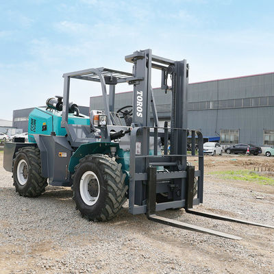 EPA 5 টন রুক্ষ ভূখণ্ড ফোর্কলিফ্ট 4wd
