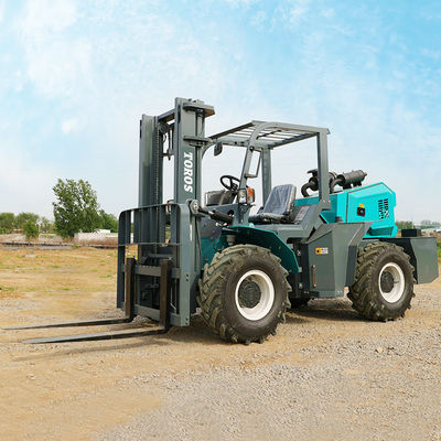 EPA 5 টন রুক্ষ ভূখণ্ড ফোর্কলিফ্ট 4wd