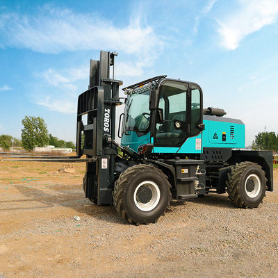 EPA 5 টন রুক্ষ ভূখণ্ড ফোর্কলিফ্ট 4wd