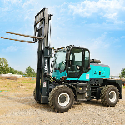 EPA 5 টন রুক্ষ ভূখণ্ড ফোর্কলিফ্ট 4wd