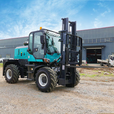EPA 5 টন রুক্ষ ভূখণ্ড ফোর্কলিফ্ট 4wd