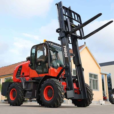 3.5T থেকে 5T রুক্ষ ভূখণ্ড কাউন্টারব্যালেন্স ফর্কলিফ্ট মাল্টিফাংশনাল
