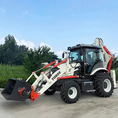 বড় ক্ষমতা নির্মাণ Backhoe লোডার মেশিন