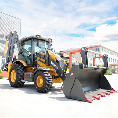 বড় ক্ষমতা নির্মাণ Backhoe লোডার মেশিন