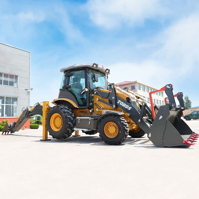 উচ্চ পারফরম্যান্স ব্যাকহো ফ্রন্ট লোডার Digger Backhoe Loader for Demolition