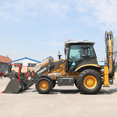 উচ্চ পারফরম্যান্স ব্যাকহো ফ্রন্ট লোডার Digger Backhoe Loader for Demolition