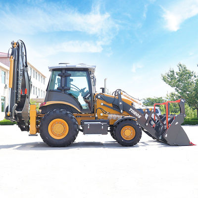 বড় ক্ষমতা নির্মাণ Backhoe লোডার মেশিন