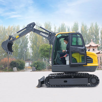 1400mm চাকা বেস ছোট Digger মেশিন সঙ্গে 1820mm Min লেজ সুইং ব্যাসার্ধ