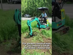 19 কেডব্লিউ টরস মিনি এক্সক্যাভারেটর হাইড্রোলিক 1.5 টন মিনি ডিগার হোম ব্যবহার